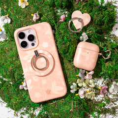 Peach Blossom Floral MagSafe Ring